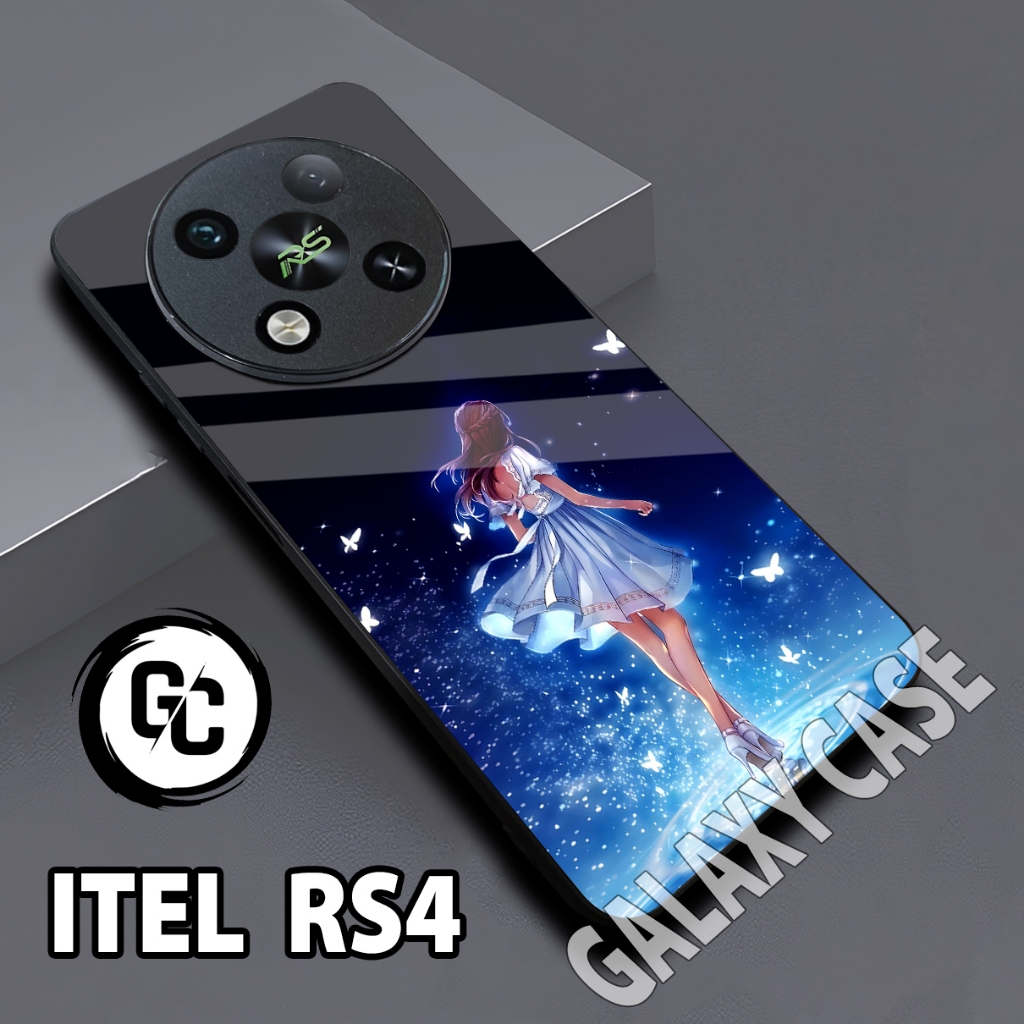 Softcase glossy ITEL RS4/Case ITEL RS4 Cowok/case ITEL RS4 glitter/casing ITEL RS4/case HP ITEL RS4