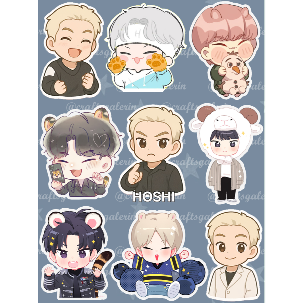 

STICKER CUTTING HOSHI SEVENTEEN WATERPROOF