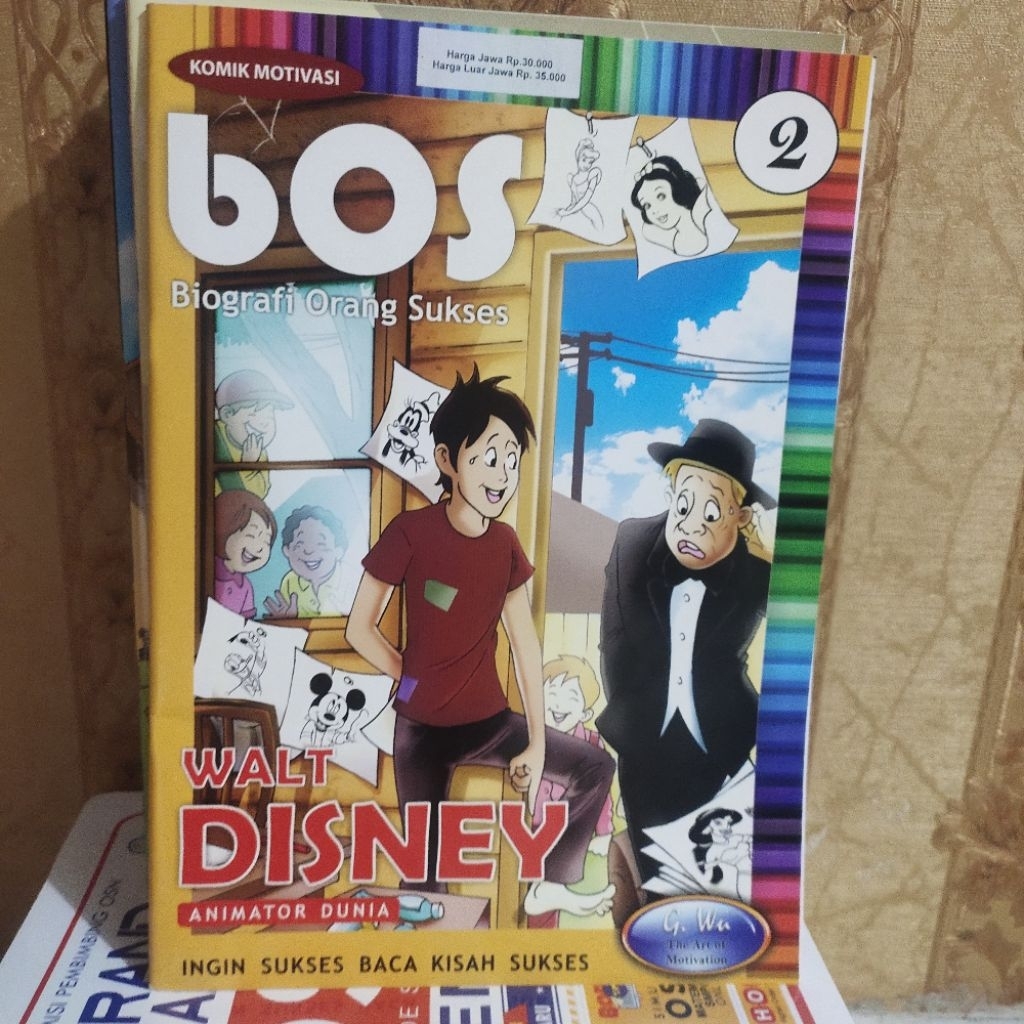 BOS Biografi Orang Sukses Walt Disney Animator Dunia.