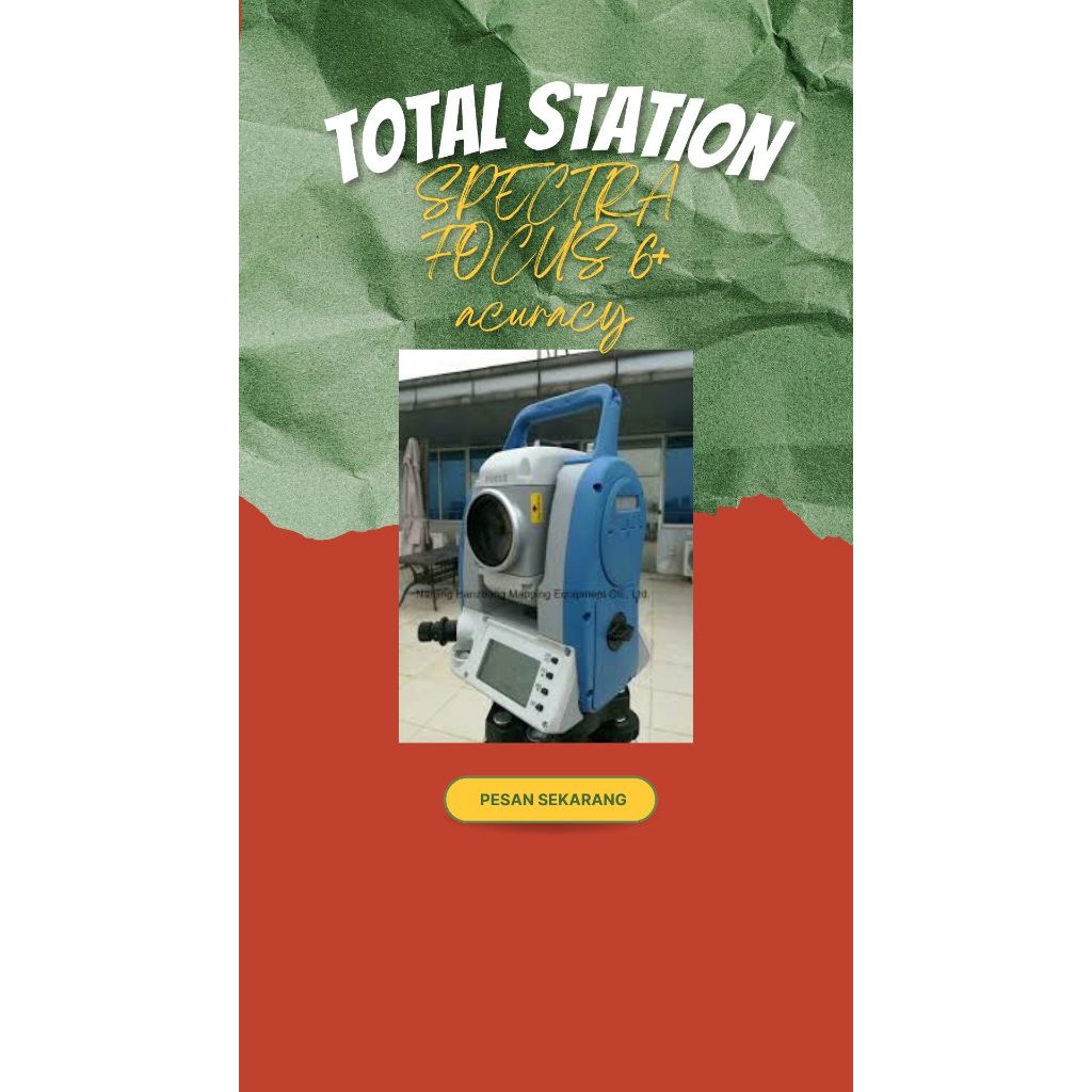 Total Station Spectra Focus 6+ Acuracy 2" Detik