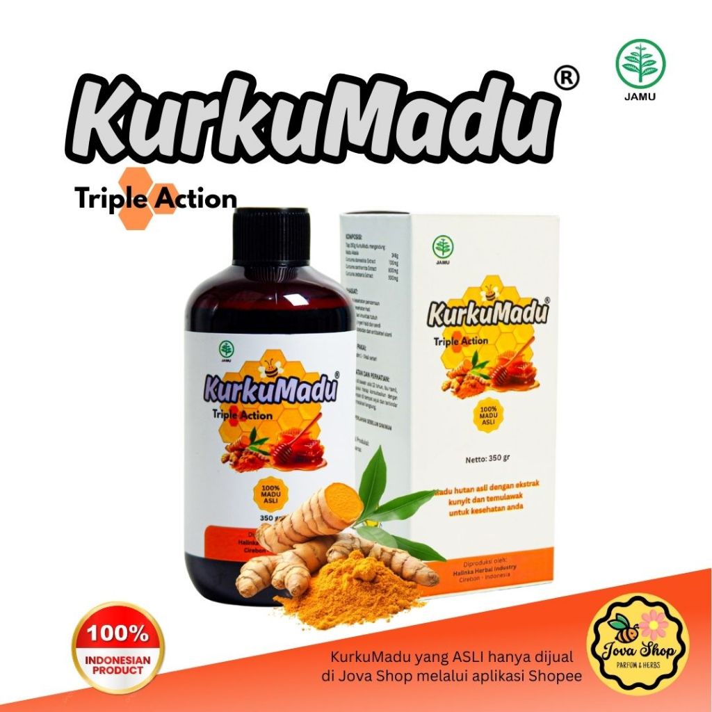 

KurkuMadu Madu Asli dengan Ekstra Kunyit untuk Kesehatan Pencernaan Anda