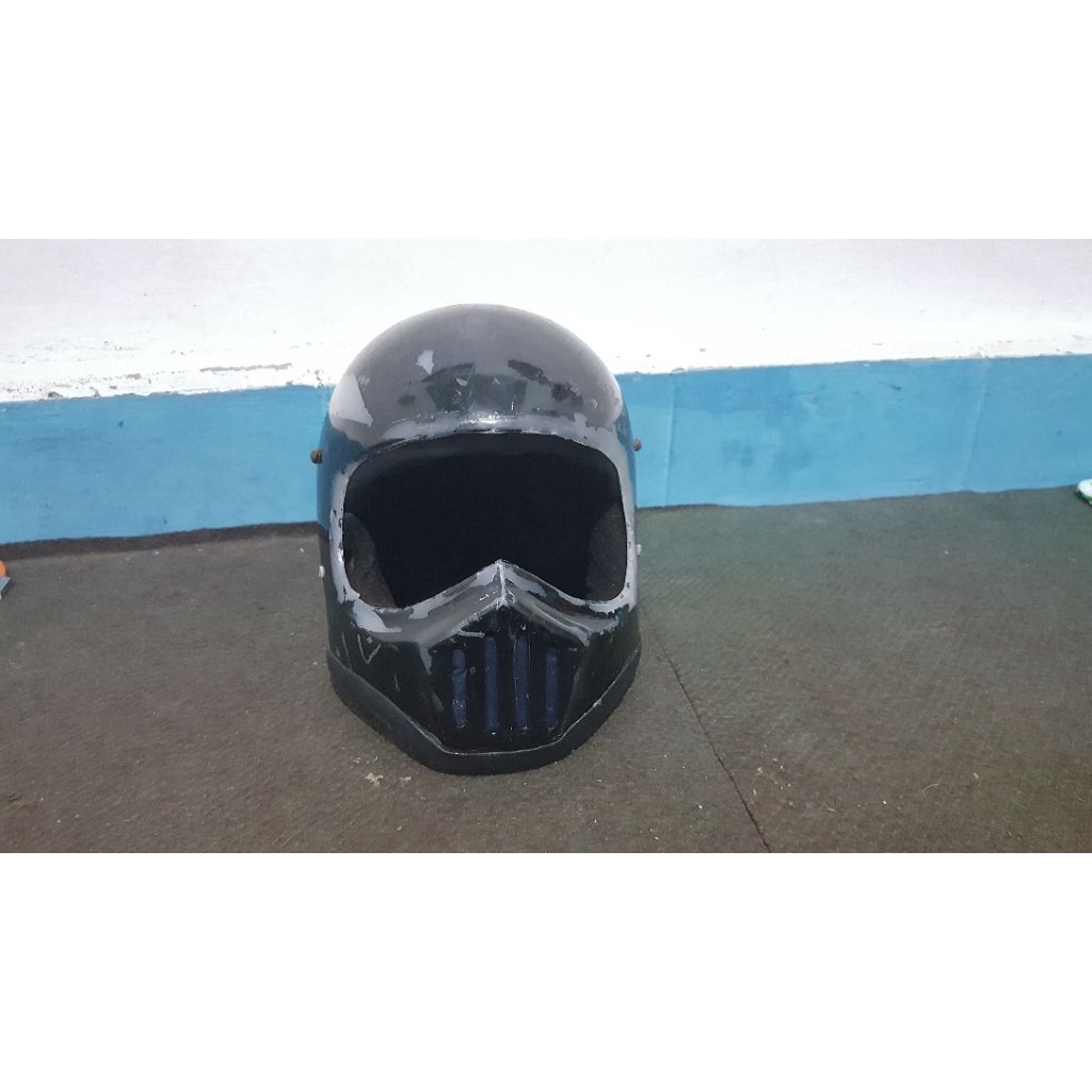 Helm Cakil Klasik Bahan Gading