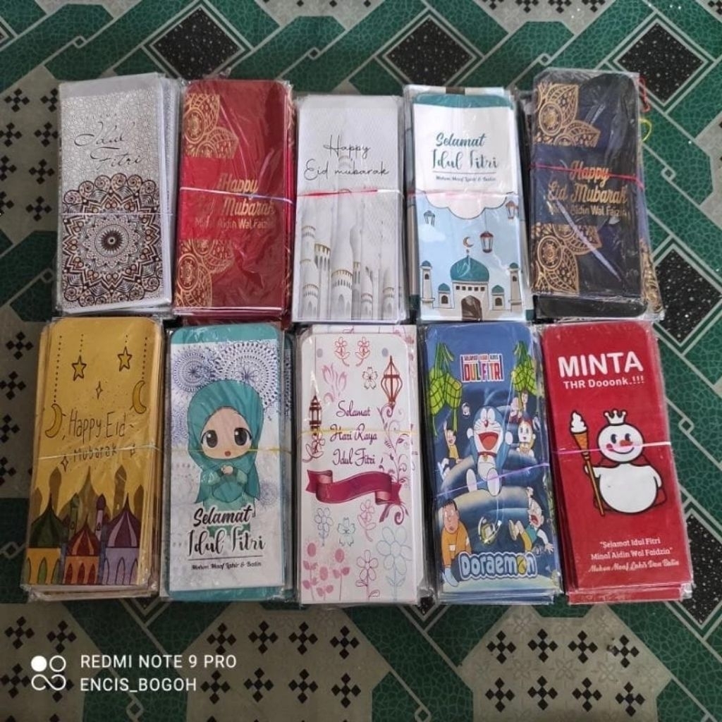 

1 GENDEL JUMBO [ 10 PACK/100 PCS ] AMPLOP SUDAH DILEM