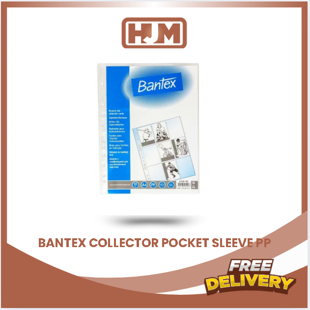 

BANTEX COLLECTOR POCKET SLEEVE PP (10 SHEETS)