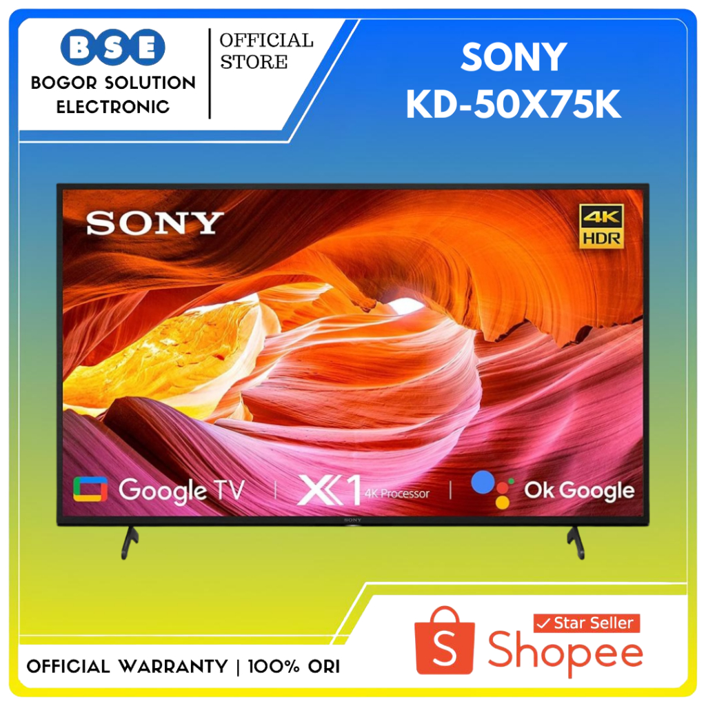 SONY 50X75K 4K UHD HDR Smart Google Android TV 50 Inch KD-50X75K