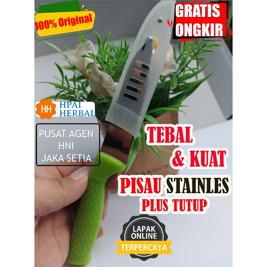 Pisau Stainless Tajam dan Tebal / Pisau Dapur Anti Karat / Pisau Seset Kulit Daging Sapi Kambing