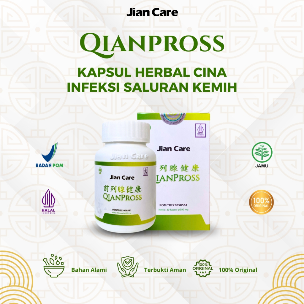 Jian Care Qianpross Kapsul Herbal Membantu Atasi Infeksi Saluran Kemih