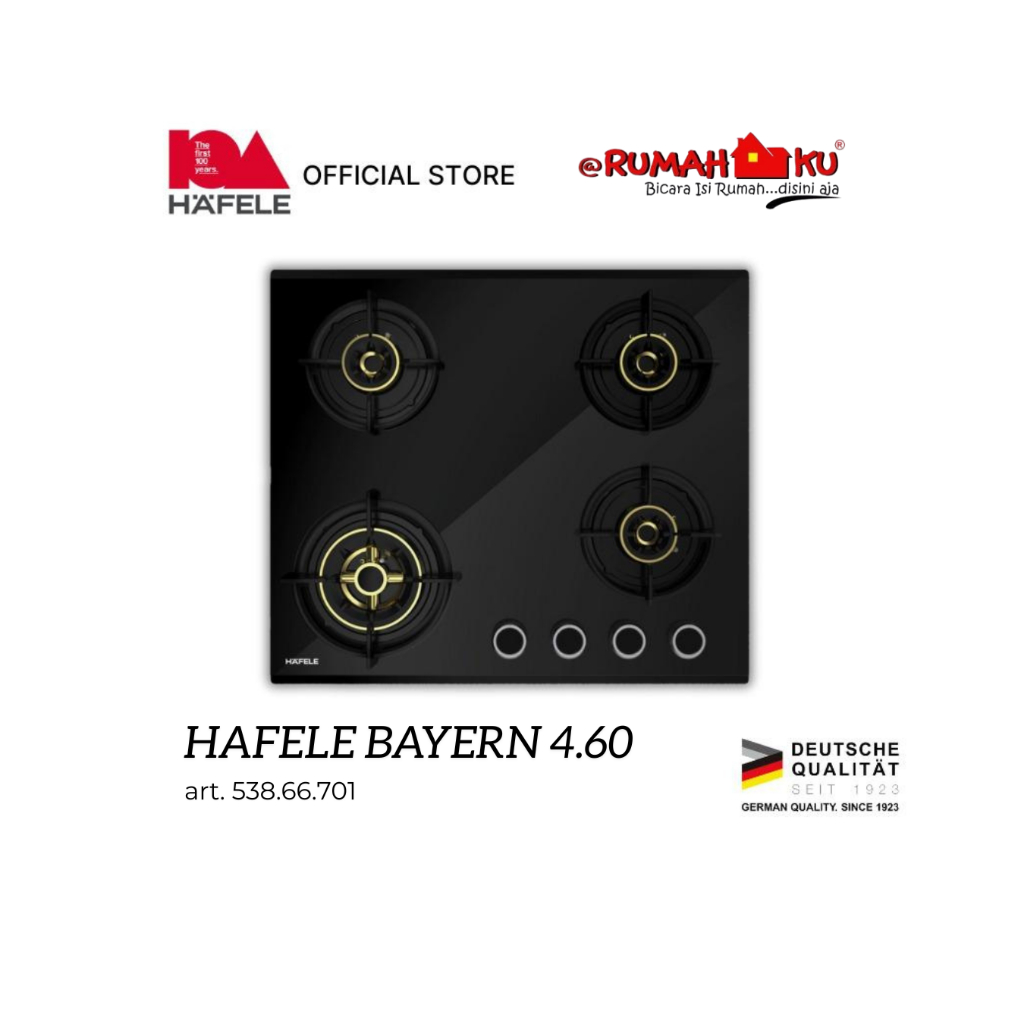 Hafele Kompor Gas Tanam 4 Tungku Bayern 4.60 Hafele Garansi Resmi