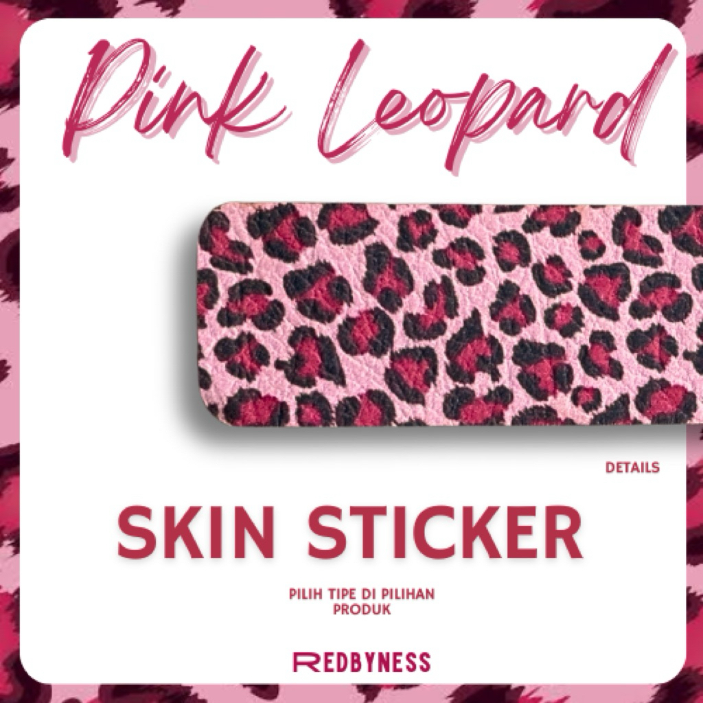 

REDBYNESS| Skin Sticker Pink Leo Series