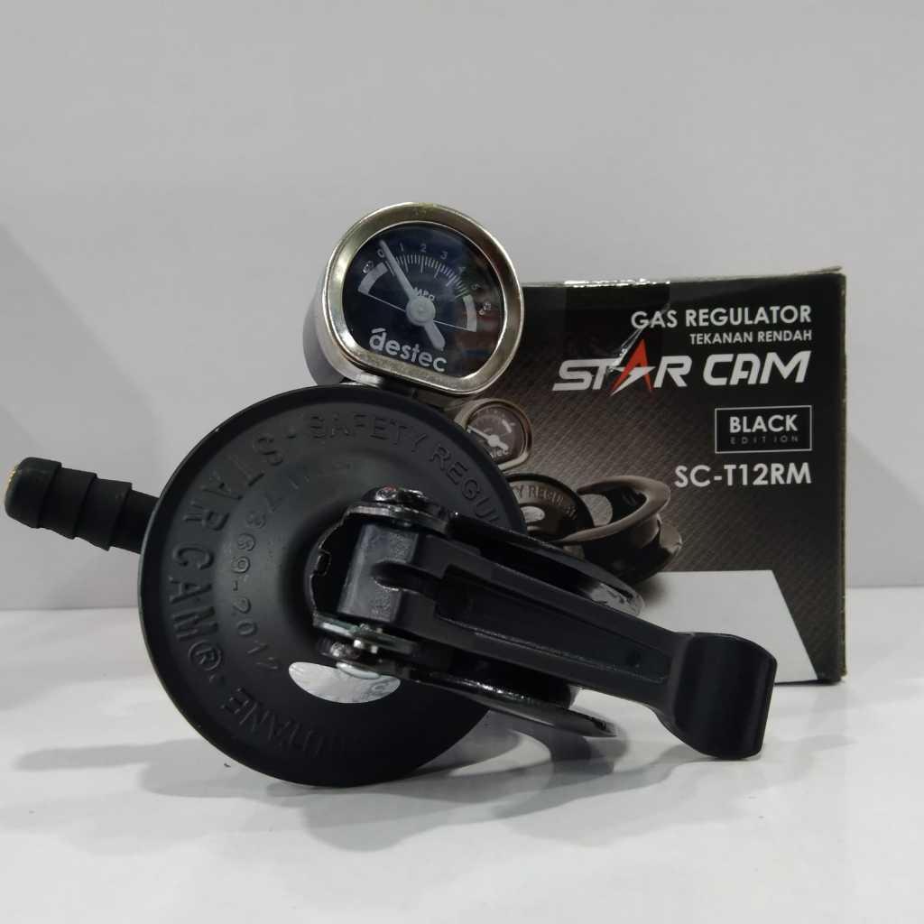 Starcam Regulator Kompor Gas Meteran Double Lock Anti Bocor SNI