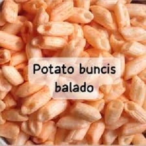 

Kerupuk Potato Buncis Balado 75gram