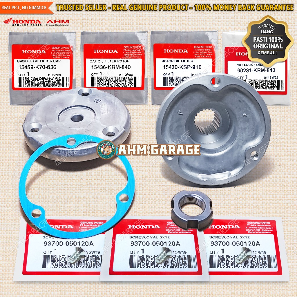 Rotor Filter Oli CRF150L K84 Corong Saringan Oli CRF 150L K84F Rotor Pompa Oli CRF 150 L Cap Oil Fil