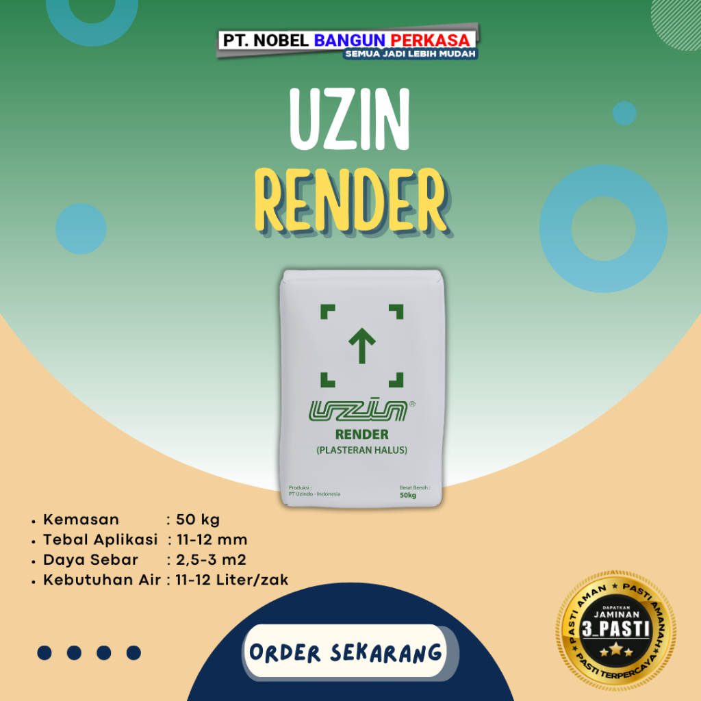 Semen Mortar Uzin Render 50kg