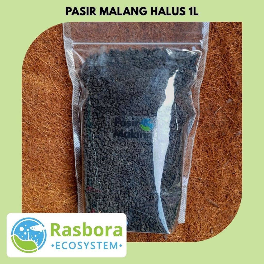 pasir malang halus 1L dekorasi aquascape terrarium crushed lava rock