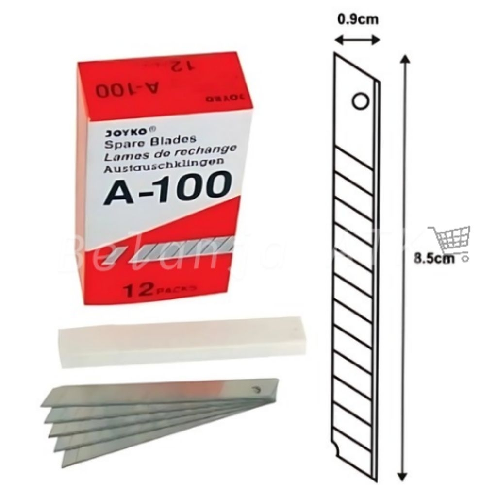 

[lusin] Isi Cutter Joyko A-100 Kecil