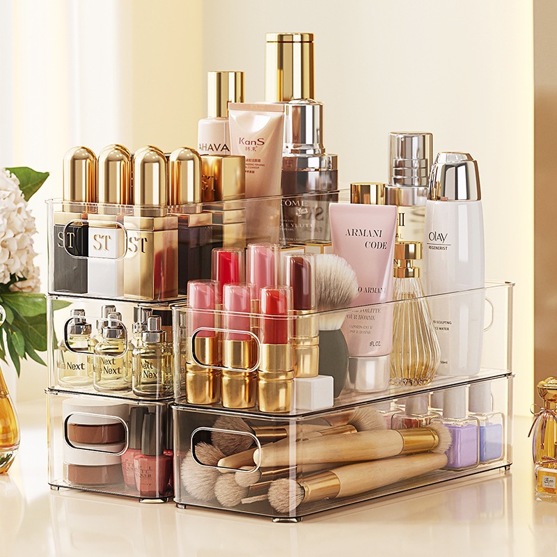 Rak Organizer Acrylic Rak Tempat Kosmetik Acrylic Rak Acrylic Makeup TOP1042