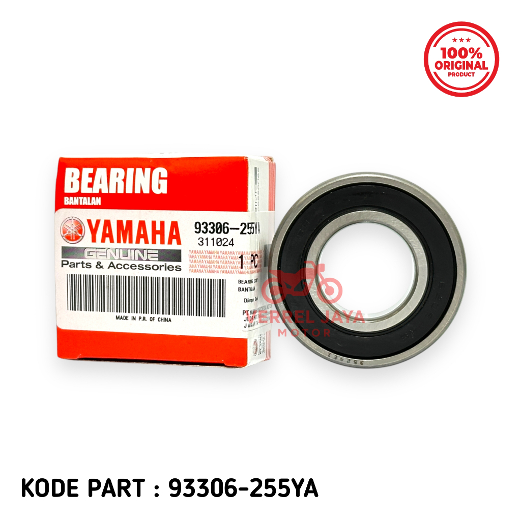 LAHER BEARING AS RODA BELAKANG 6205 NMAX AEROX 155 LEXI ORIGINAL YAMAHA GENUINE PART (93306-255YA)