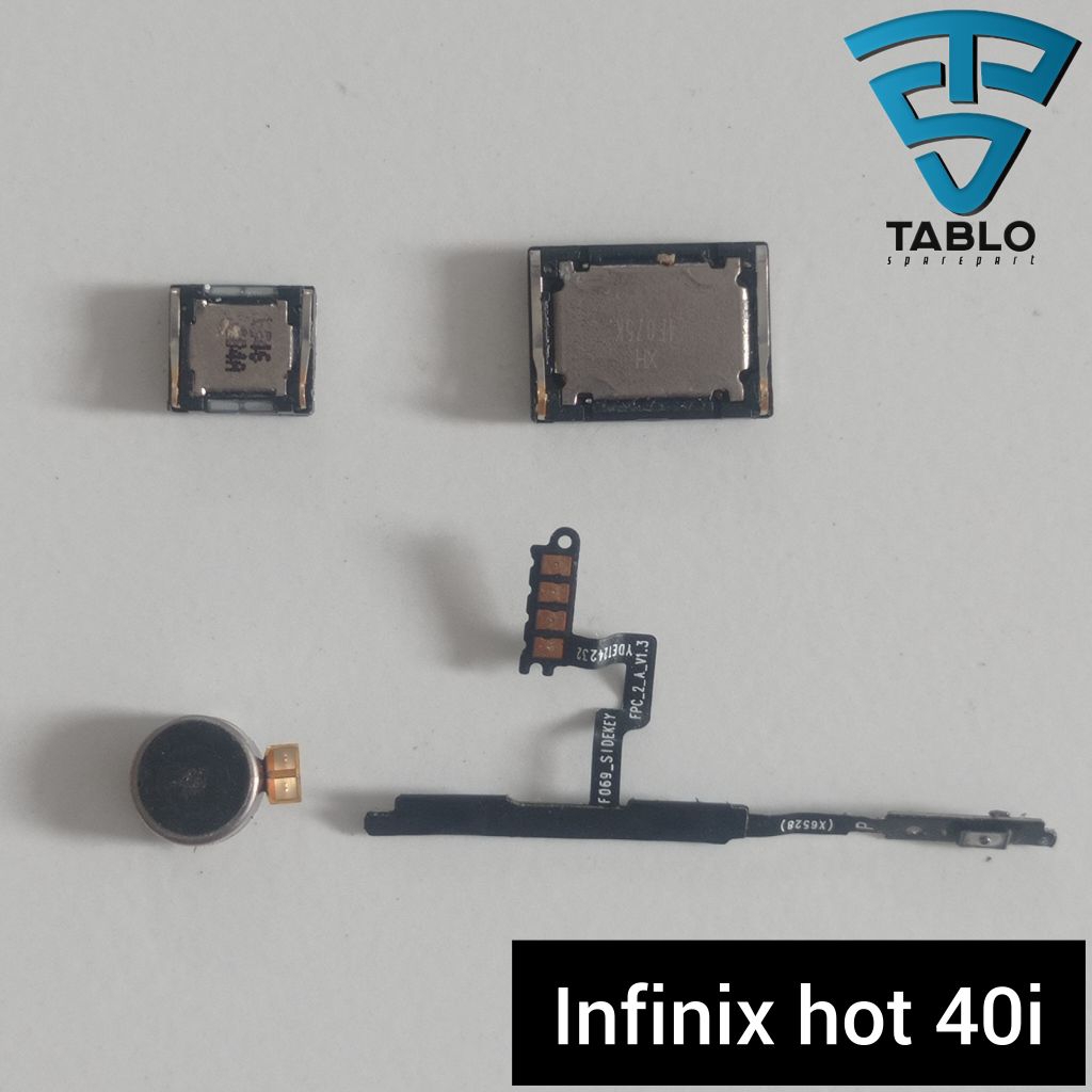 infinix hot 40i speaker atas bawaah getar fleksibel on off ori copotan hp