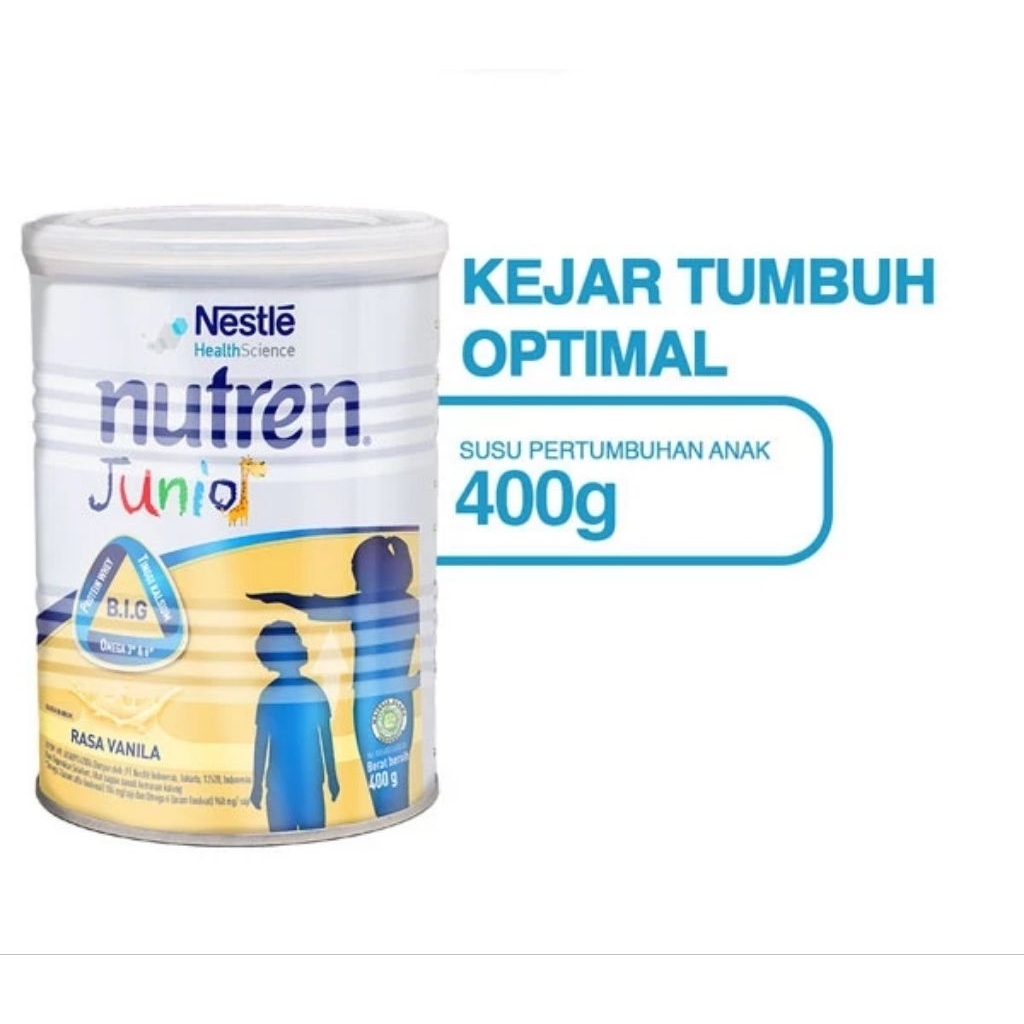 

Nestle Nutren Junior Vanila 400gr - Usia 1-10 tahun