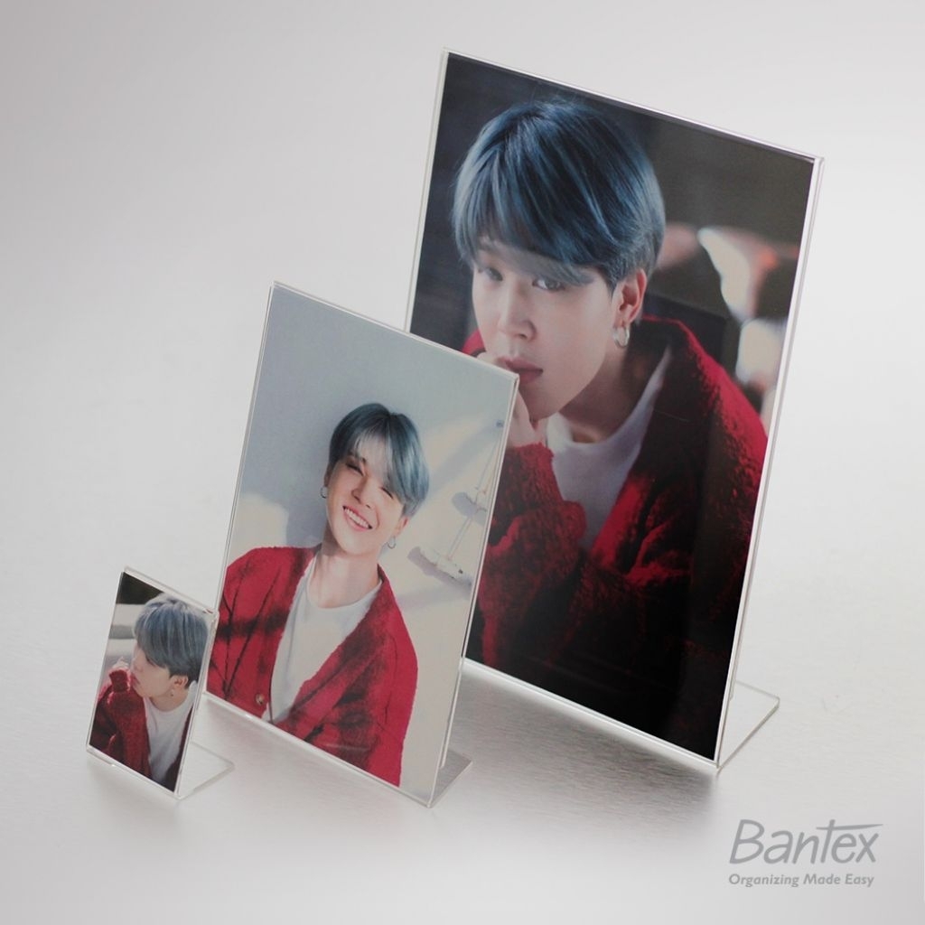 

Bantex A4 Acrylic Slanted Display 8852 08 Poster Sign Holder / Photocard PC Holder / Tent Holder / Tent Card