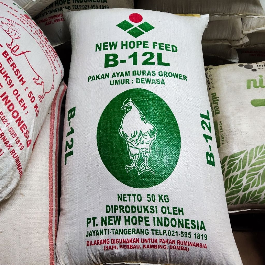 pakan ayam buras grower B-12 L 50 kg