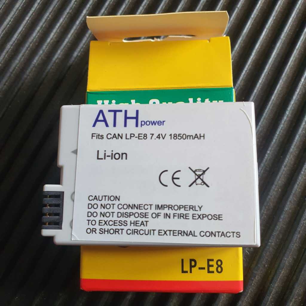 Baterai Kamera DSLR Canon LPE8 Untuk Canon 550D 600D 700D Baterai Canon Lpe8