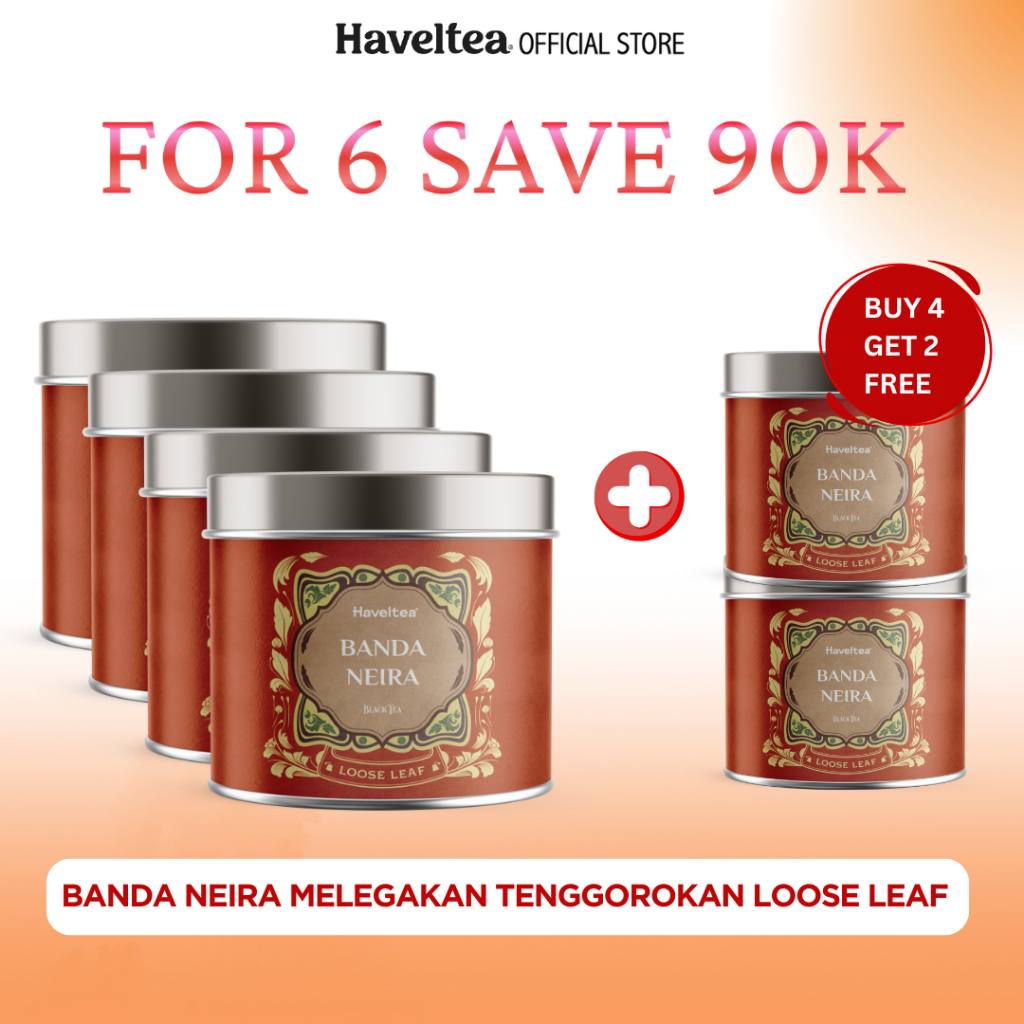 

Haveltea Banda Neira Artisan Tea Premium Teh Hitam Jahe Teh Rempah Herbal Black Tea Loose Leaf 15g