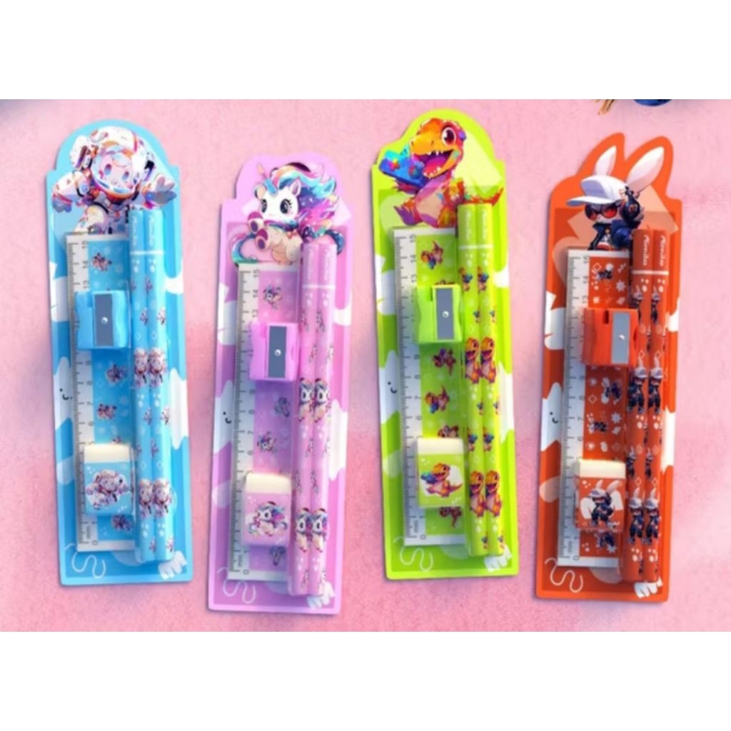 

Set Alat Tulis Karakter 5in1