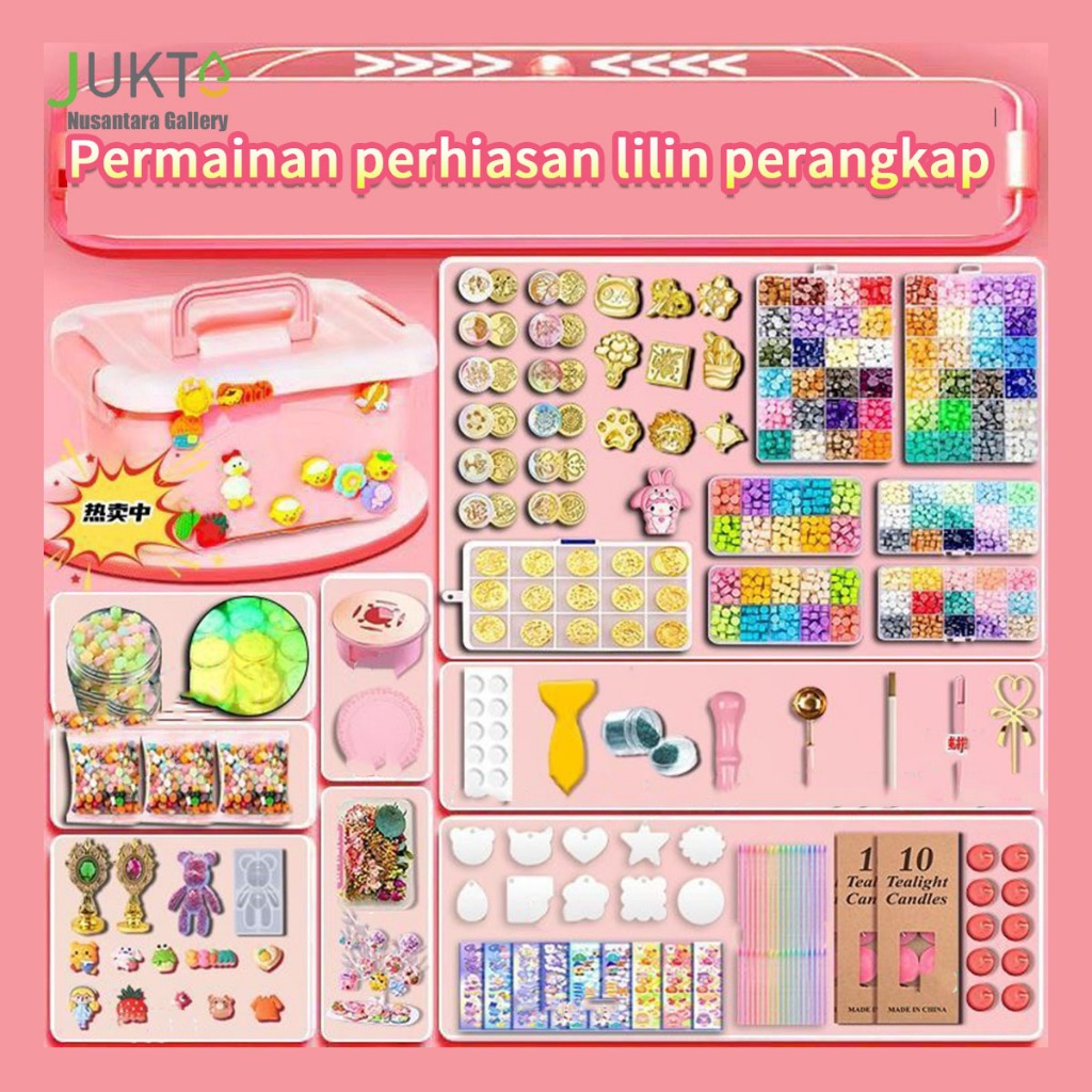 

JUKTA [COD] [370/676 pcs] Set Cap Lilin Jelly 3D DIY – Mainan Anak & Dekorasi Guca Lucu – Cap Lilin Jelly untuk Dekorasi Guca & Kartu – Mainan 3D Anak Unik
