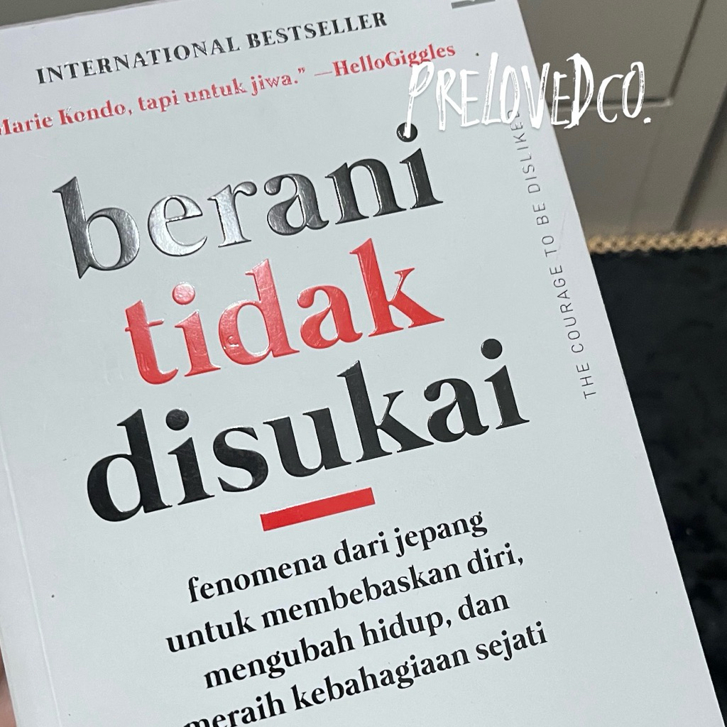 — preloved berani tidak disukai