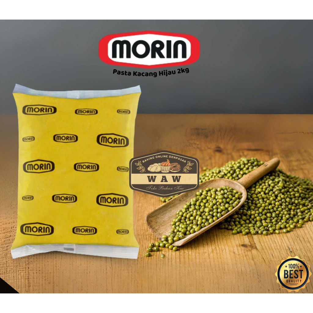 

Pasta Kacang Hijau Morin 2 Kg / Mung Bean Filling Morin / Filling Kacang Hijau Morin
