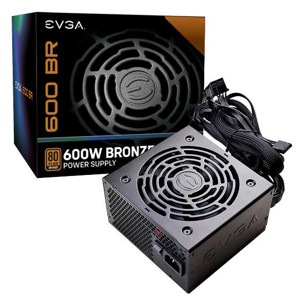 PSU EVGA 600BR Pure 600 Watt 80 Plus Bronze - Internal Power Supply