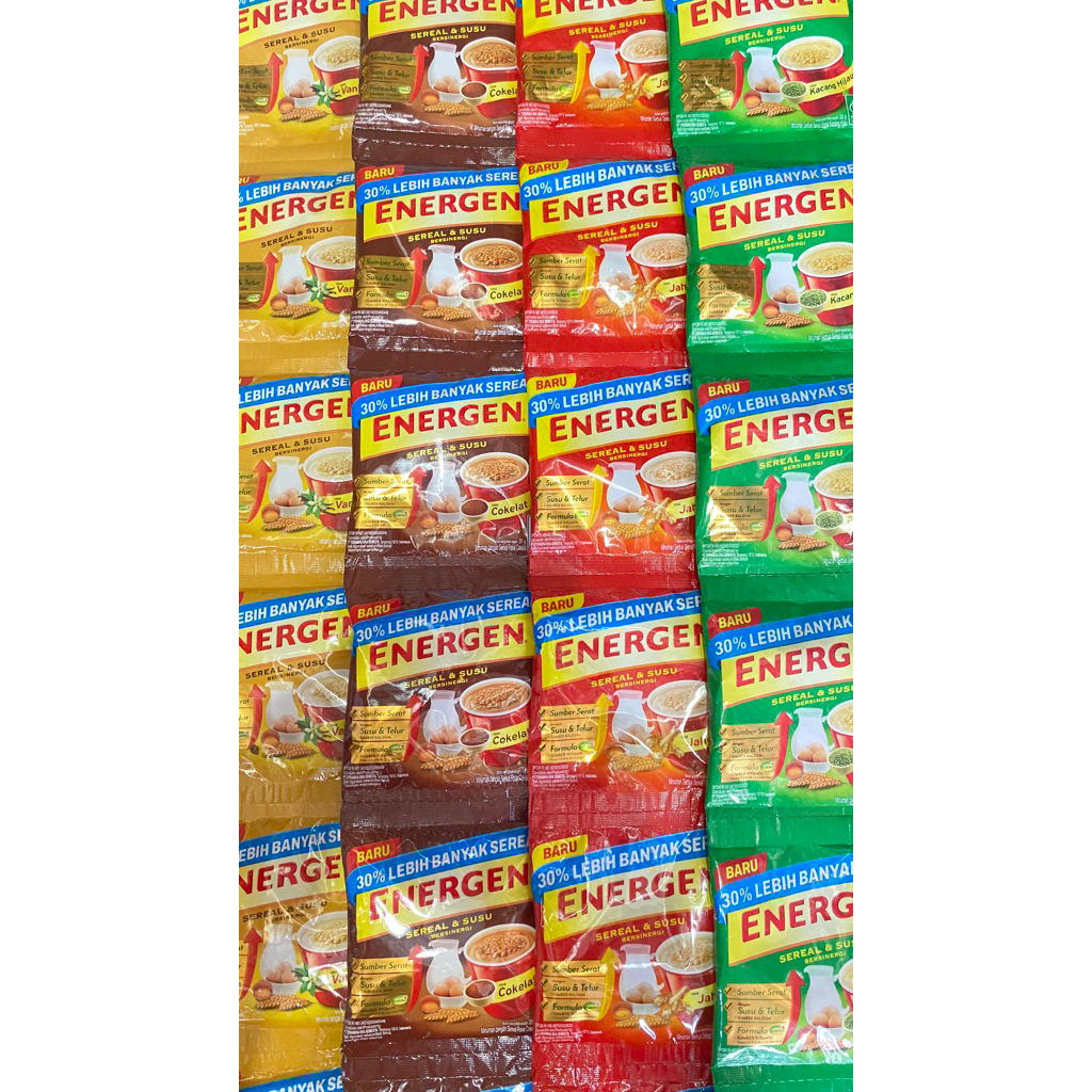 

susu energen - sereal & susu - susu bubuk - susu seduh - susu instant - susu sachet - 1 renceng isi 10