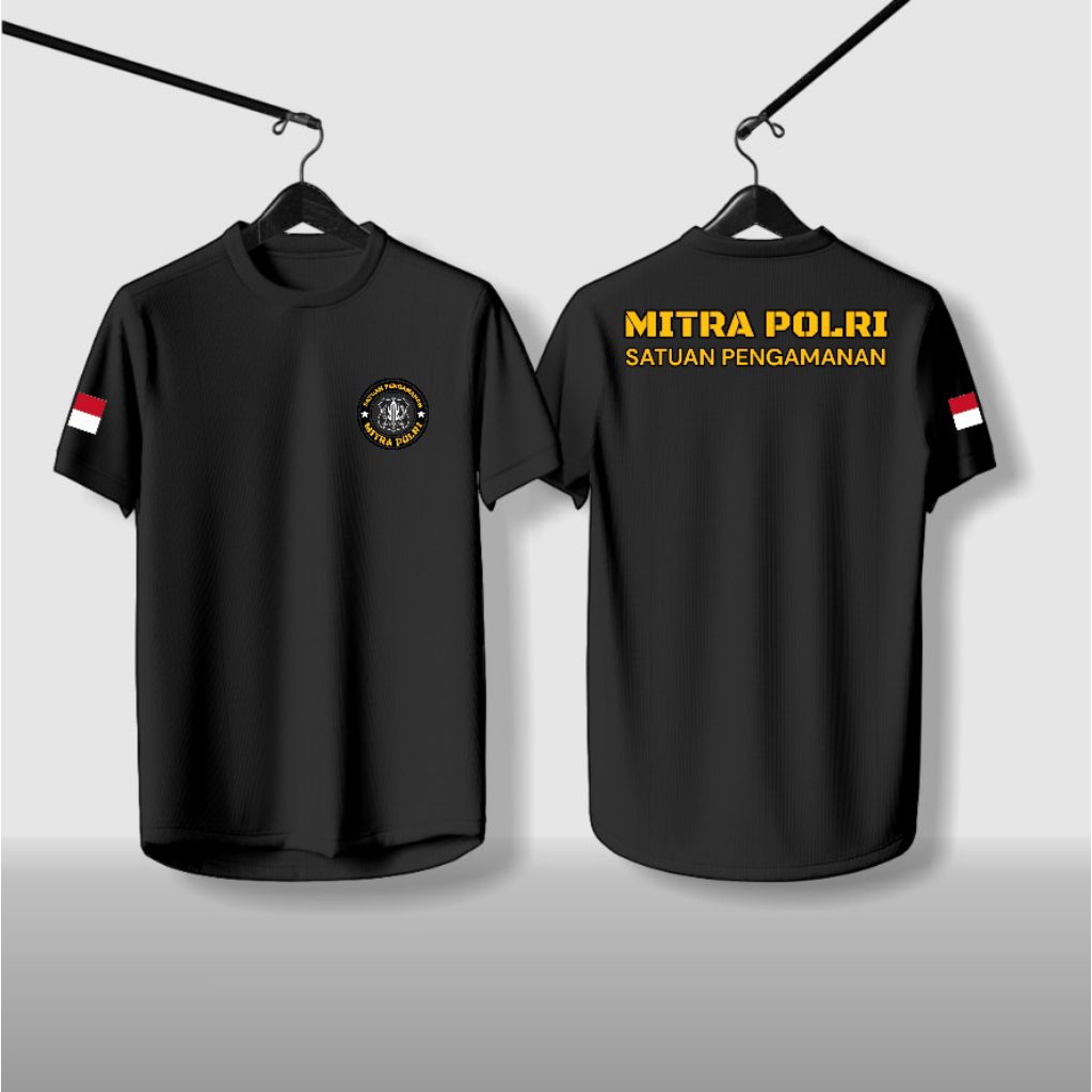 Kaos Dryfit running olahraga Satuan pengaman - kaos atasan pria satuan pengaman - baju satuan pengam