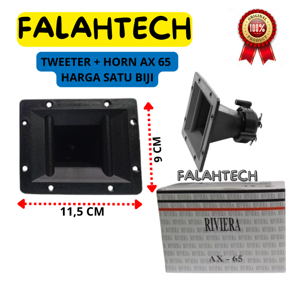 TWEETER AX 65 PIEZO TWEETER KOTAK CORONG
