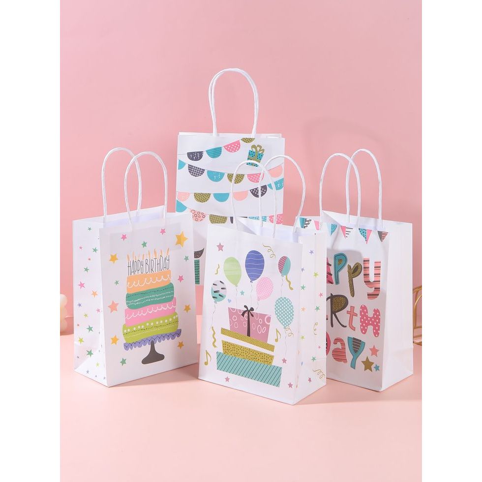 

Paper bag happy birthday Kantong kertas goodie bag ulang tahun anak