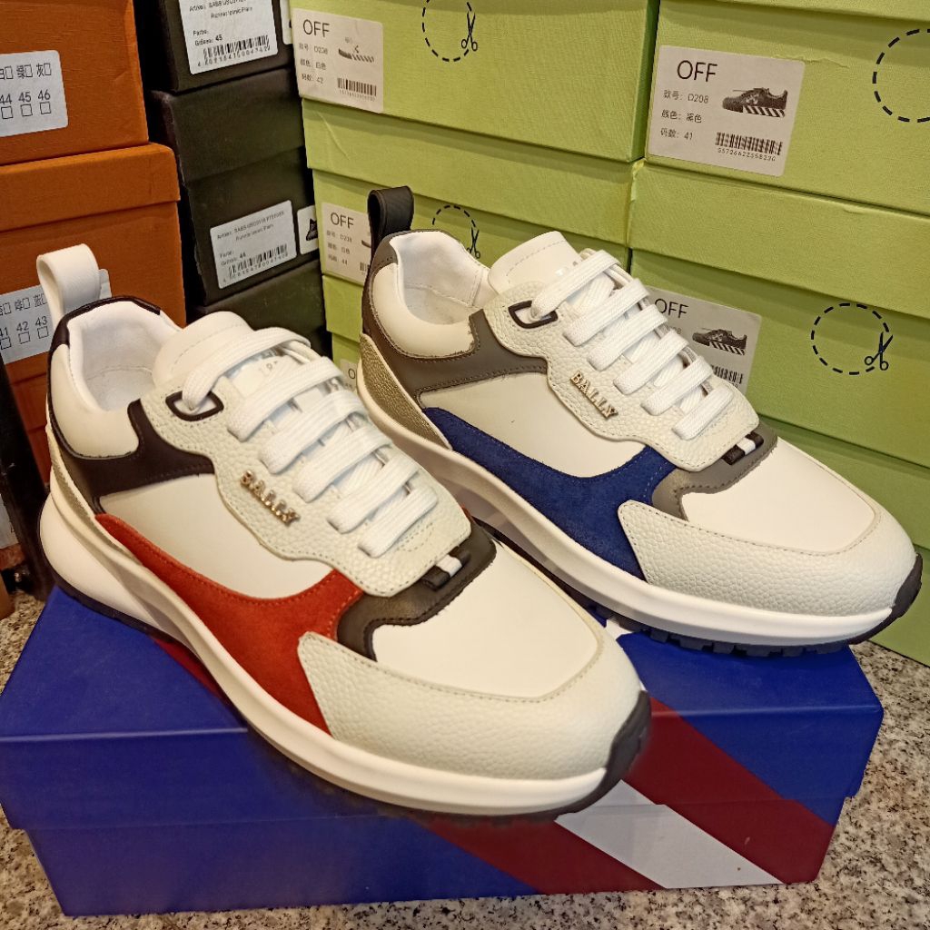 Sepatu Sneakers pria Bally sepatu sneaker unisex