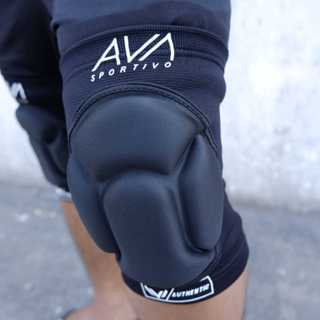 AVA I Knee Pad Futsal Pelindung Deker Lutut Hitam Putih
