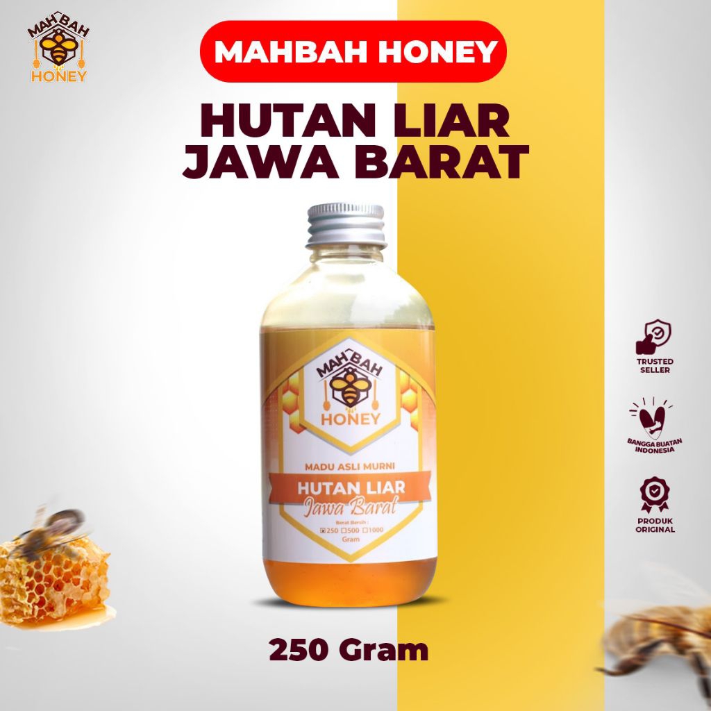 

Madu Hutan Jawa Barat Asli dan Murni 250 gram - Mahbah Honey