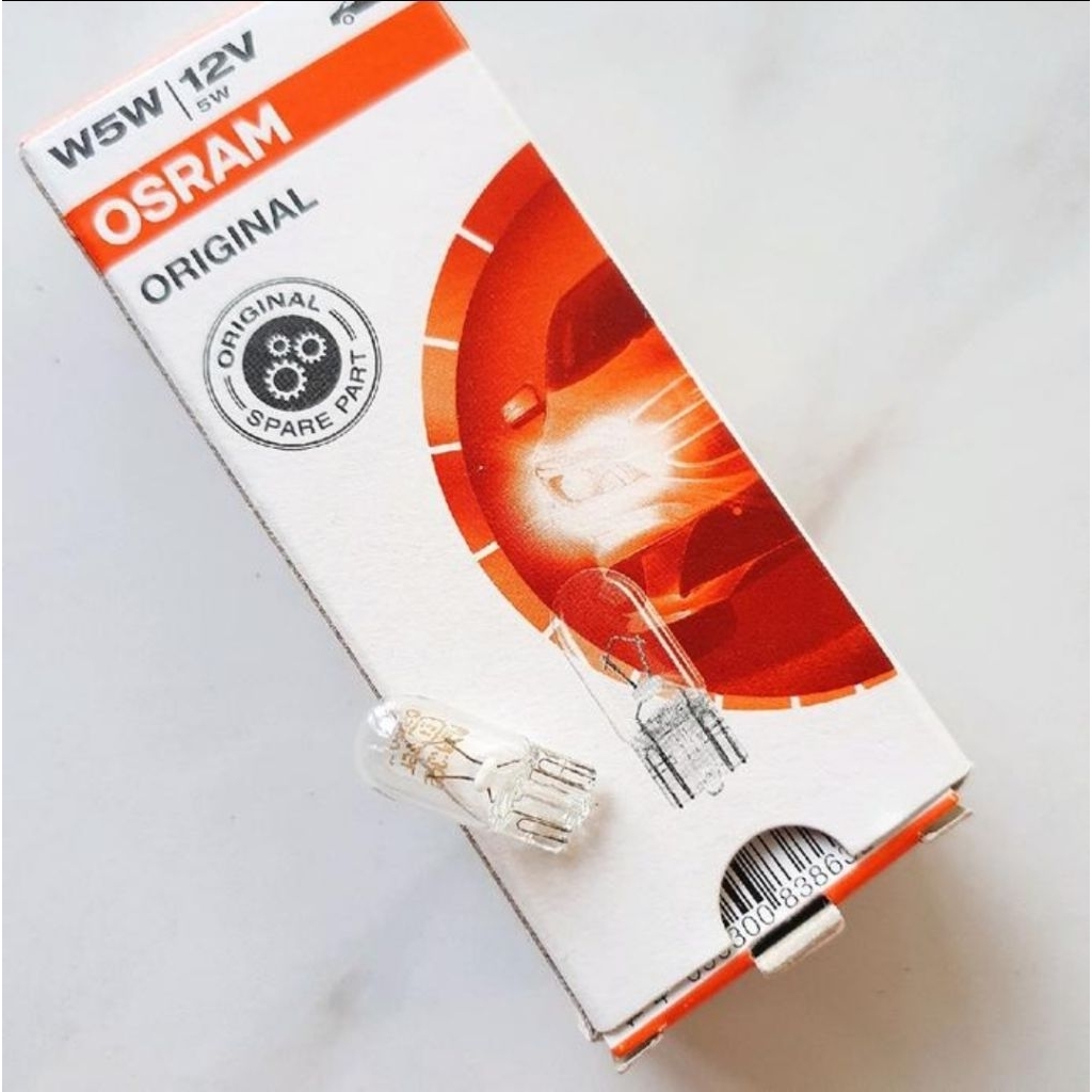 Bohlam Lampu Osram T10 W5W 12V 5W Lampu Senja Kota Sein Tancap Tusuk Colok Mobil Agya Ayla Avanza Fo