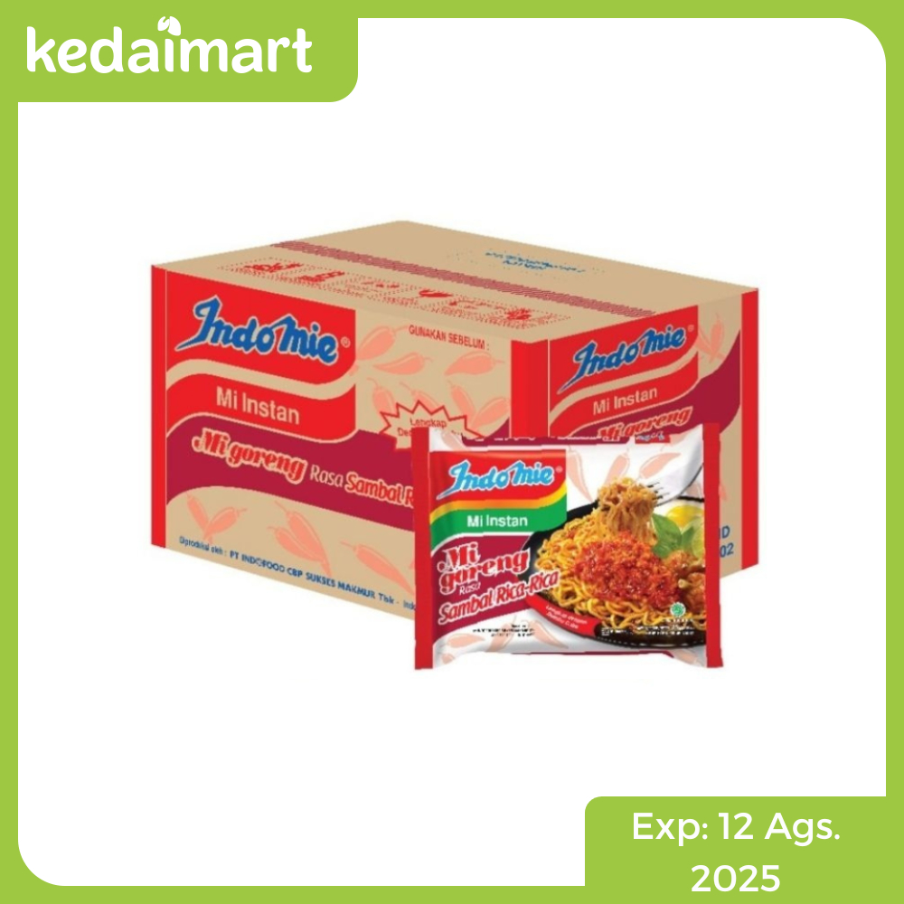 

Clearance Sale - Indomie Instan Goreng Rasa Sambal Rica-rica Isi 40