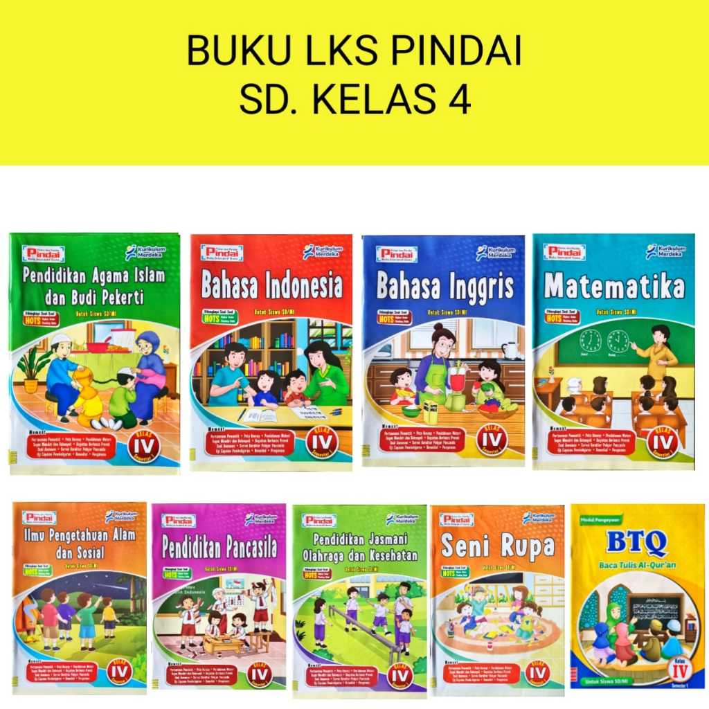 BUKU LKS PINDAI SD KELAS 4