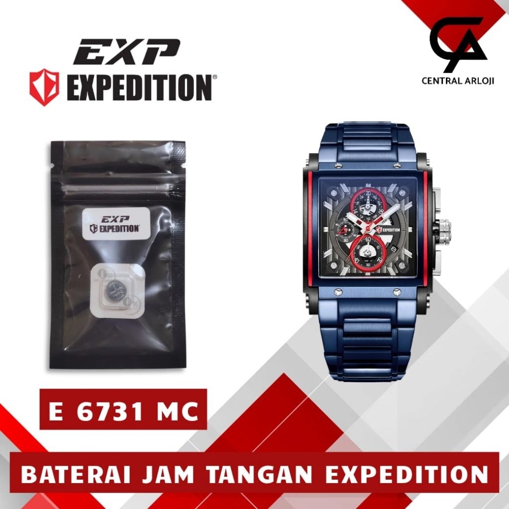 Baterai jam Tangan Expedition Original E 6731 MC