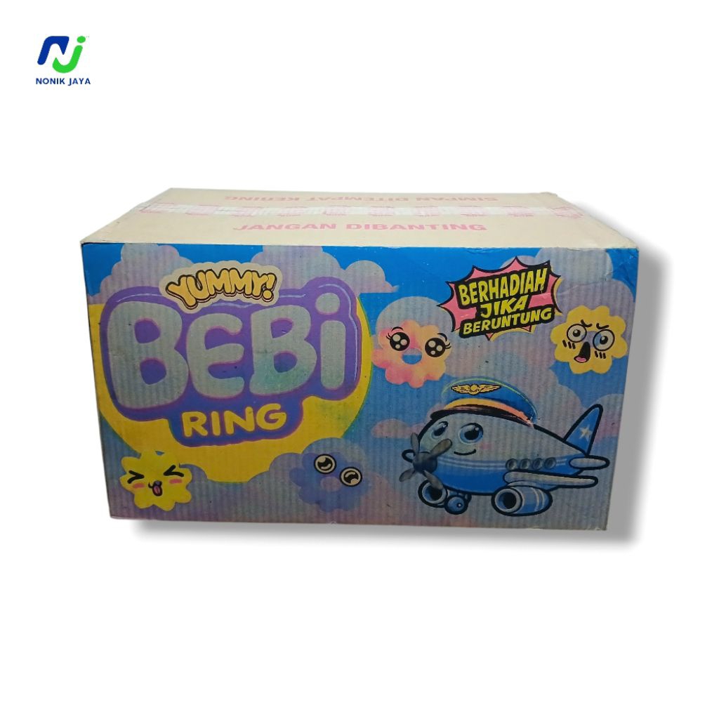 

( NEW SNACK BERHADIAH ) BEBI RING Yummy Snack Berhadiah Kartonan Isi 40 Pcs@20g
