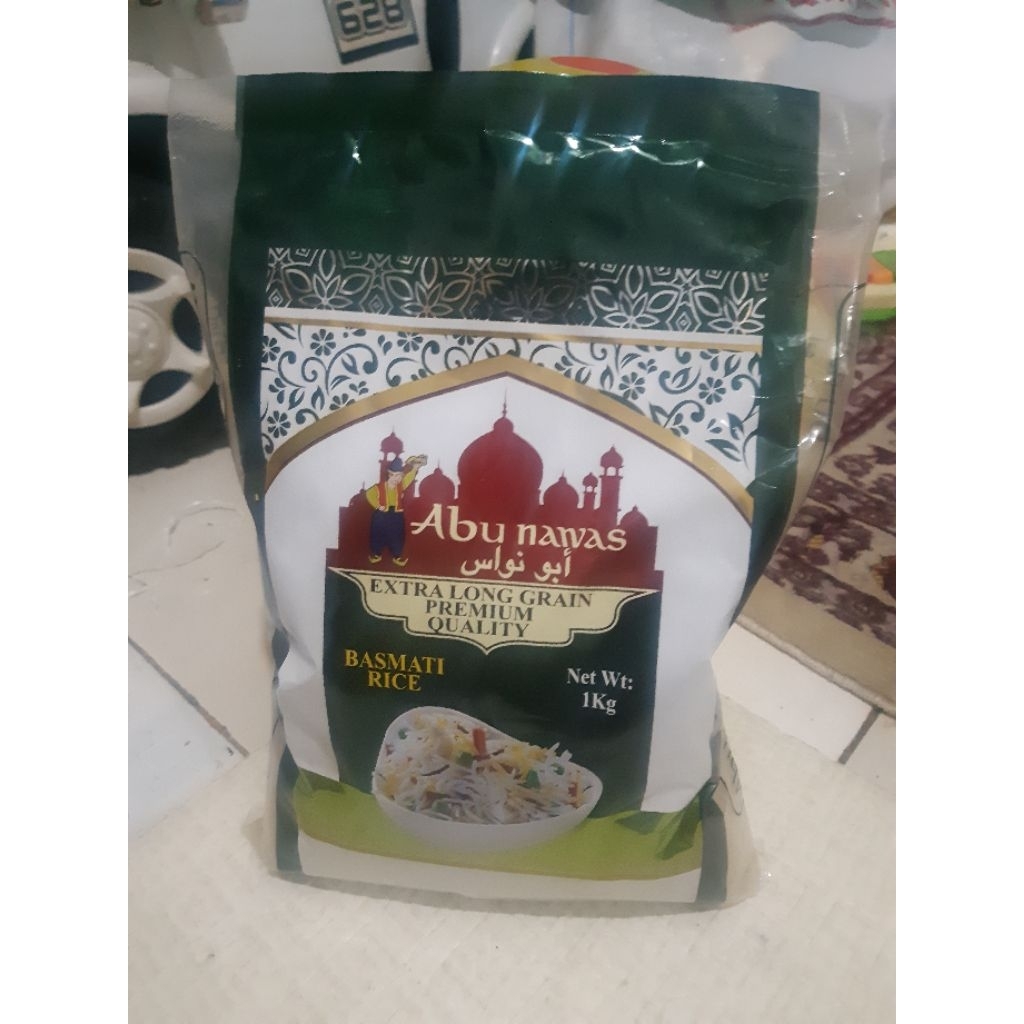 

Beras premium kemasan 1kg Abu Nawas