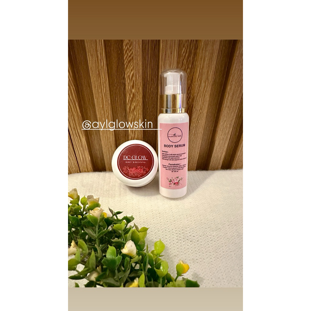 Dc glowingskin Bibit whitening+Body serum. Produk 100% Original. Bisa dicampur dengan lotion lain. 1