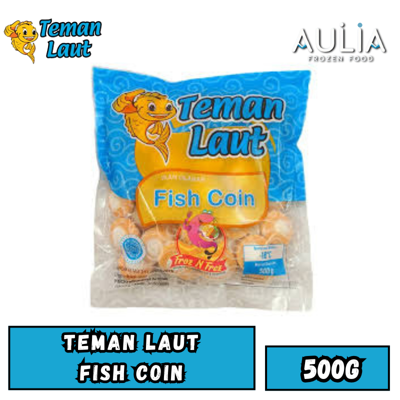 

Teman Laut - Fish Coin 500g/ Fish Coin - Teman Laut 500gr / Frozen Food Depok / Aulia Frozen Food