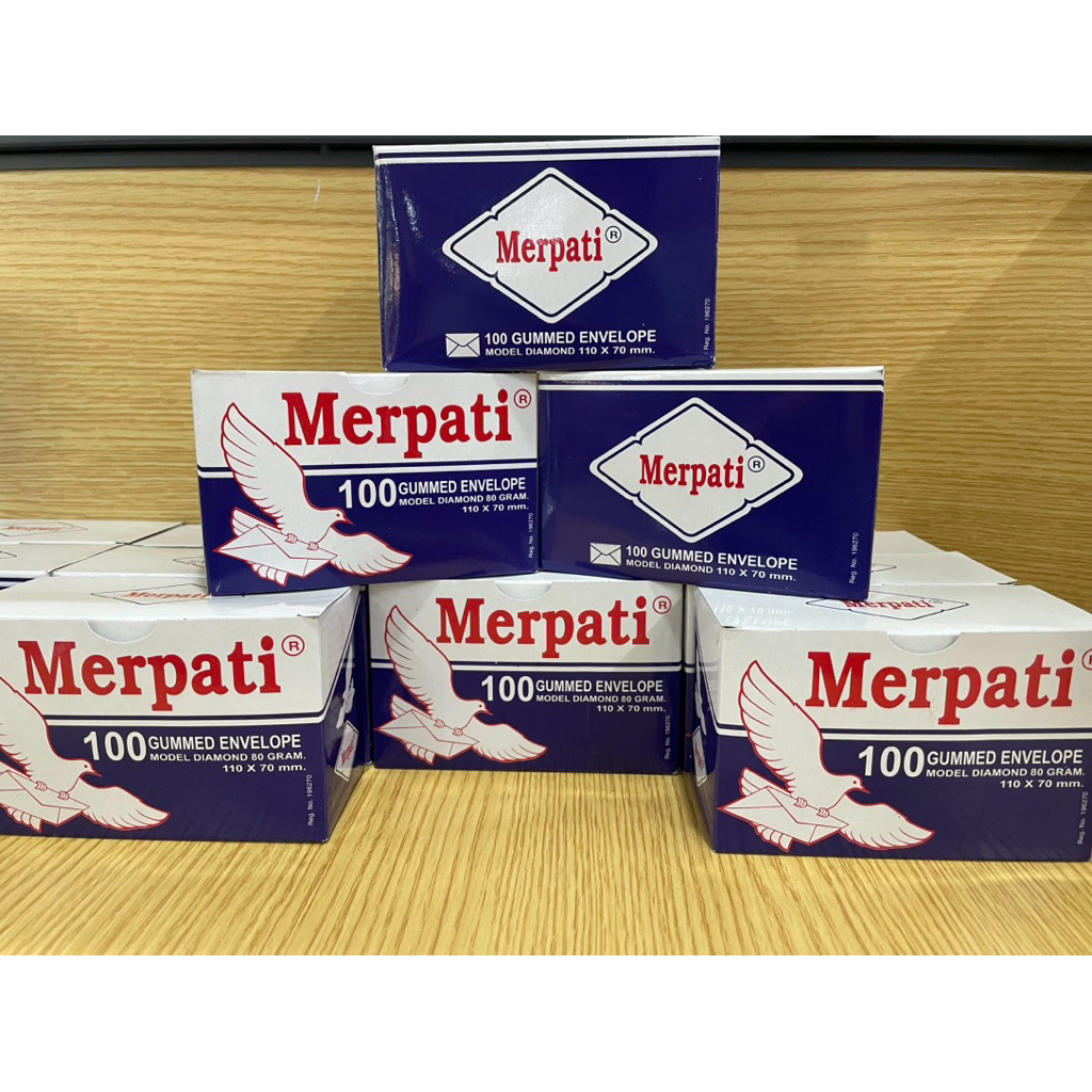 

Amplop Kecil Merpati / Amplop Undangan Putih 110 x 70 mm Isi 100 Lembar