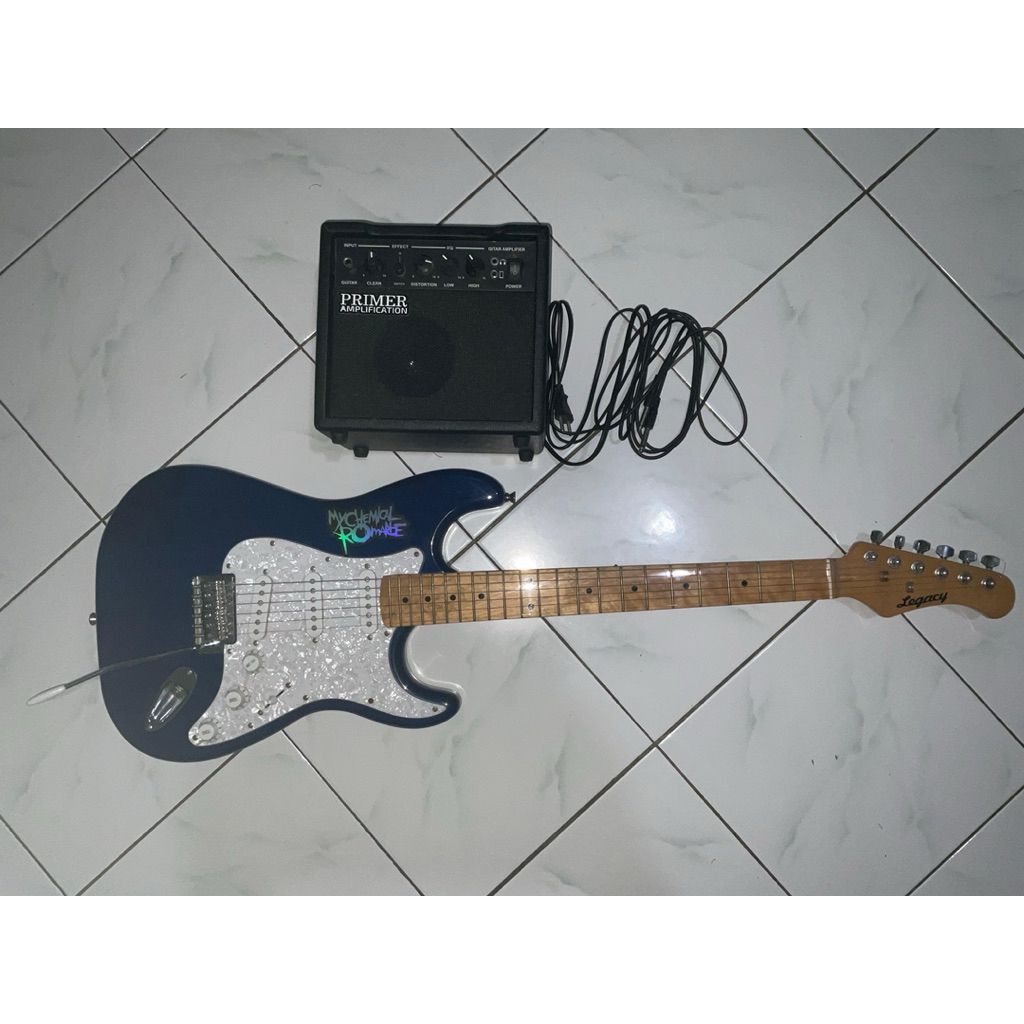 Gitar Elektrik LEGACY EG-100-SGR dan Ampli