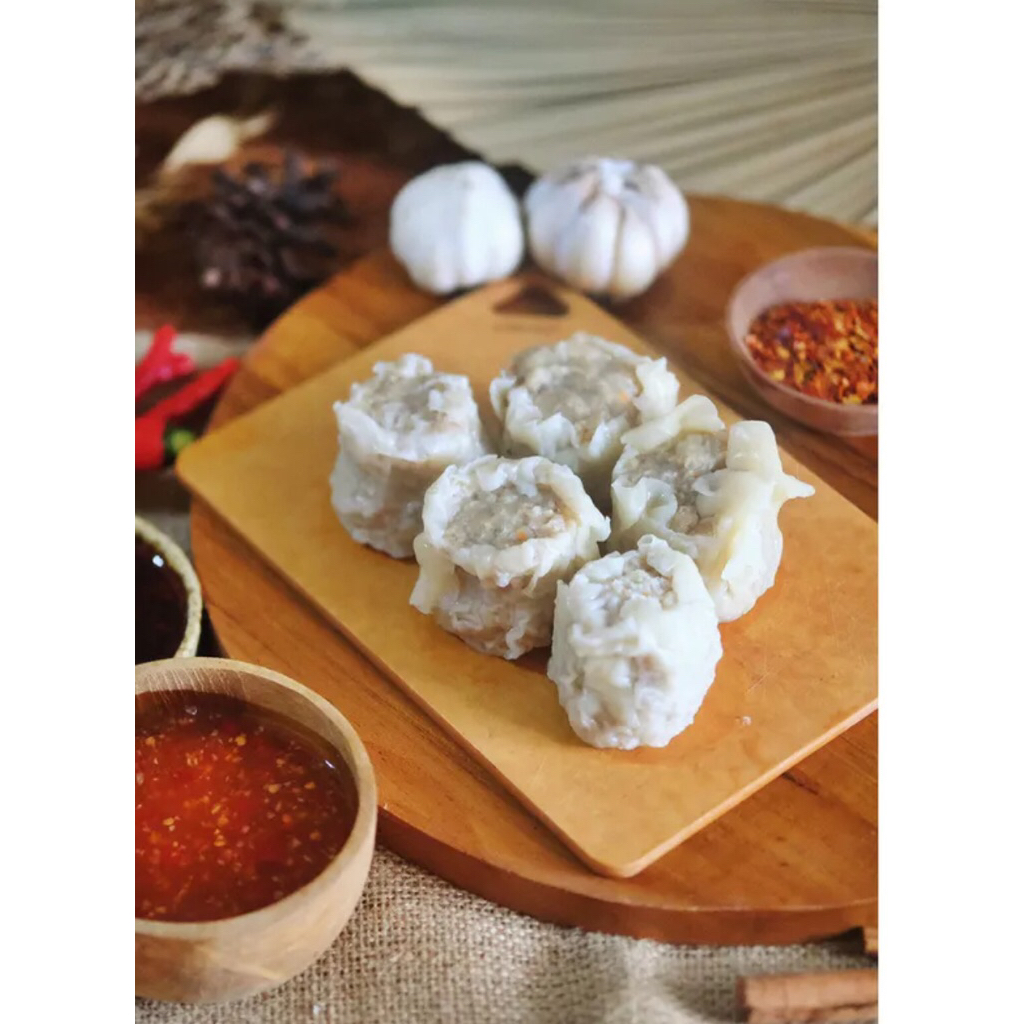 

DIMSUM KUKUS PLUS CHILI OIL (kemasan vacum) 100% ENAK